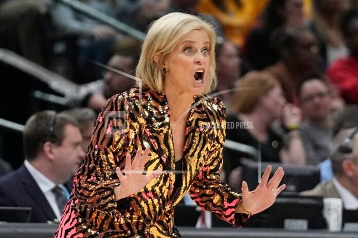 NCAA LSU Iowa Basketball