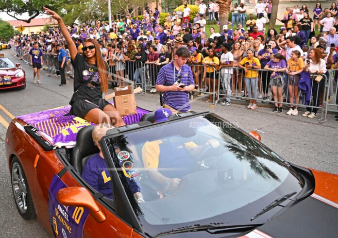 NCAA Championship LSU Parade Basketball