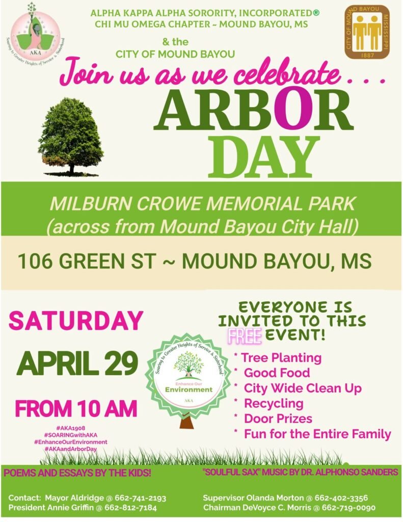 AKA/Chi Mu Omega Chapter to celebrate Arbor Day 