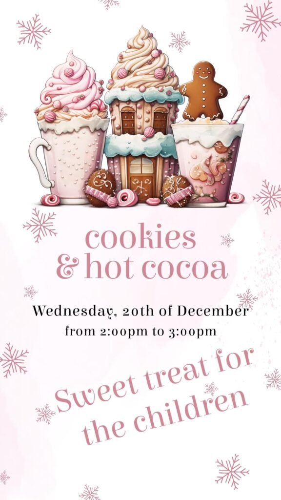 Cookies & Hot Cocoa at the Carnegie