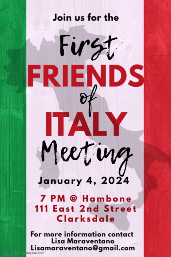 Unveiling the First FRIENDS of ITALY Meeting in Clarksdale: A Night of Connection and Culture