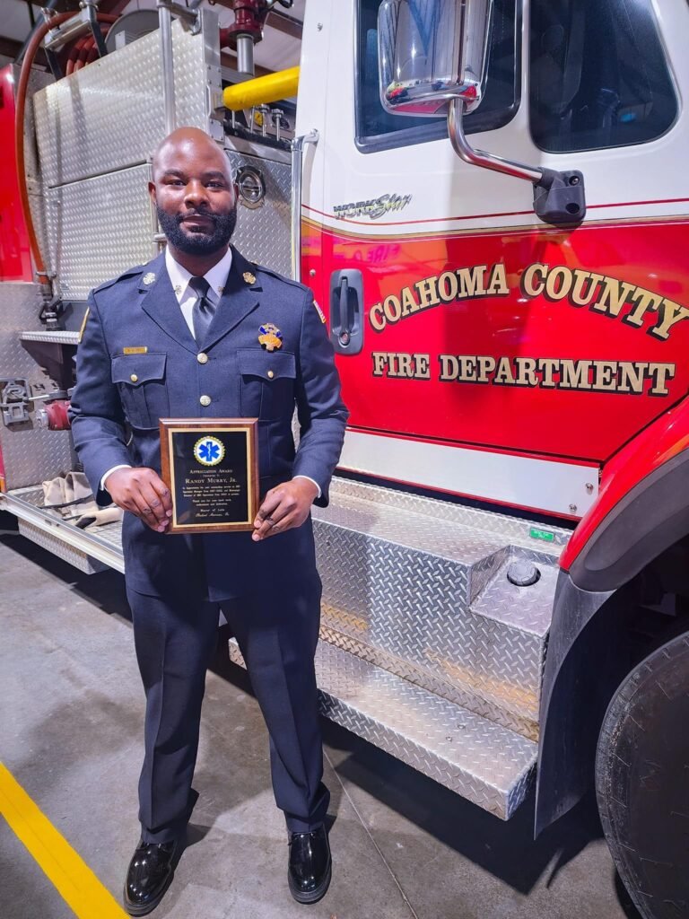 Lula Town Honors District Fire Chief Randy Murry for Exemplary Service