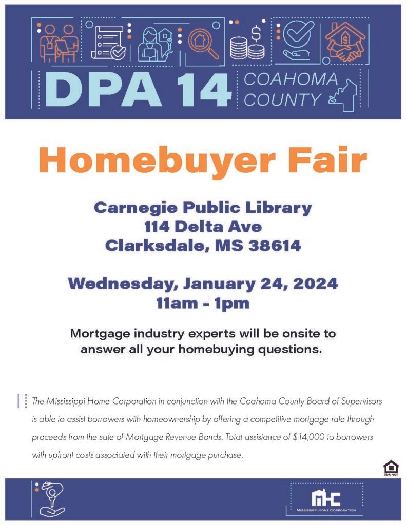 Empowering Homeownership: Coahoma County Homebuyer Fair Offers Financial Assistance