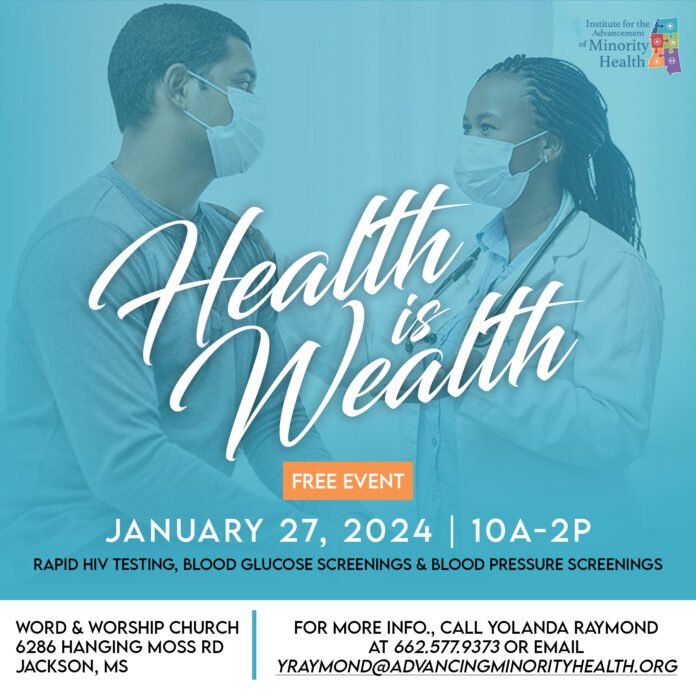 Health and Wellness flyer