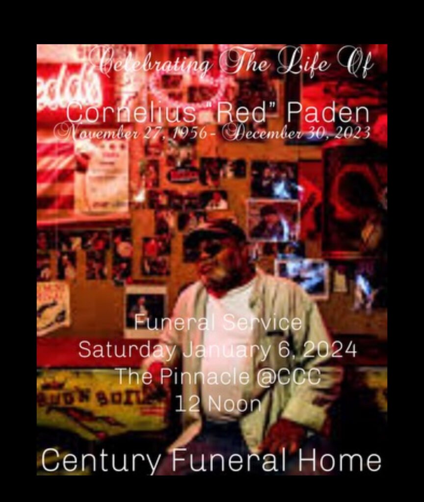 Honoring the Legacy: A Heartfelt Celebration of the Life of Cornelius ‘Red’ Paden”