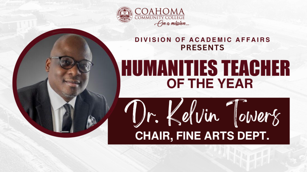 DR. KELVIN K. TOWERS NAMED 2024 HUMANITIES TEACHER OF THE YEAR