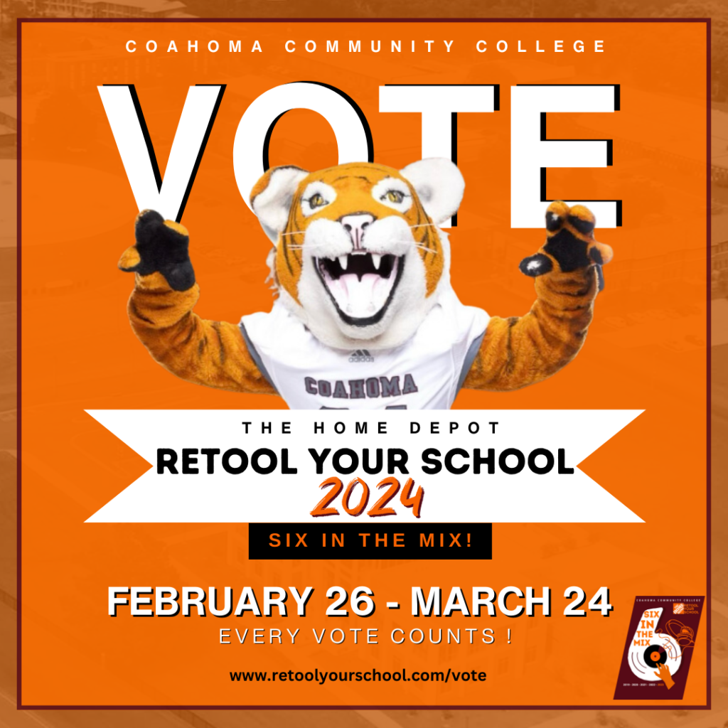 Coahoma Community College Aims for a Historic Six-Peat in the Retool Your School Initiative: “Six in the Mix”