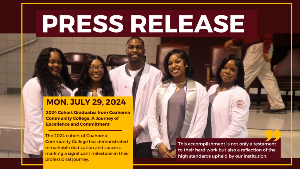 2024 Cohort Graduates from Coahoma Community College: A Journey of Excellence and Commitment