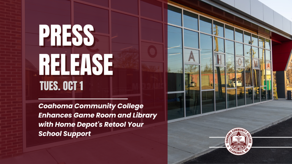 Coahoma Community College Enhances Game Room and Library with Home Depot’s Retool Your School Support