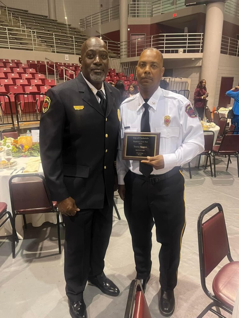 Clarksdale’s Assistant Fire Chief Travis Haggan Named Employee of the Year!
