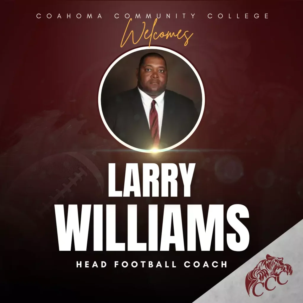 Coahoma Community College Welcomes Larry Williams as New Head Football Coach