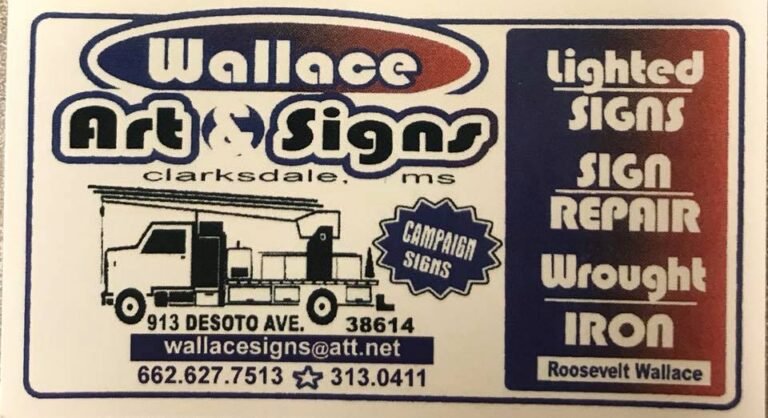 Local Business Spotlight of the Week: Wallace Art & Signs – A Legacy of Craftsmanship in Clarksdale