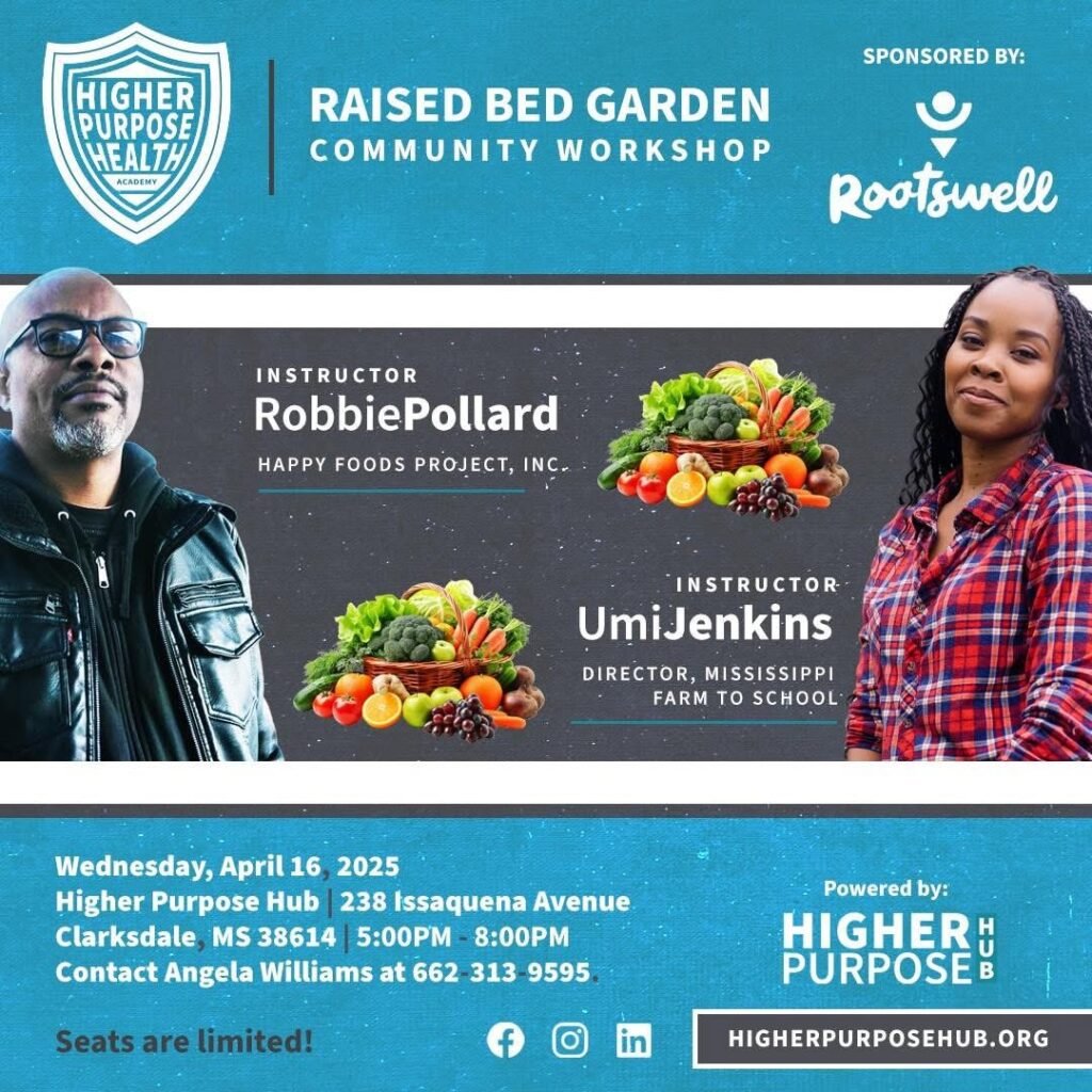 Grow With Us: Raised Bed Garden Community Workshop Set for April 16 in Clarksdale