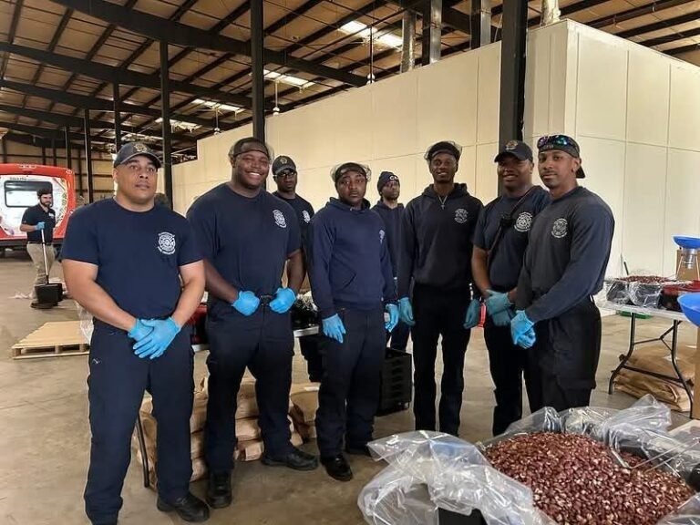 Clarksdale Firefighters Join Forces to Pack 30,000 Meals for Families in Need