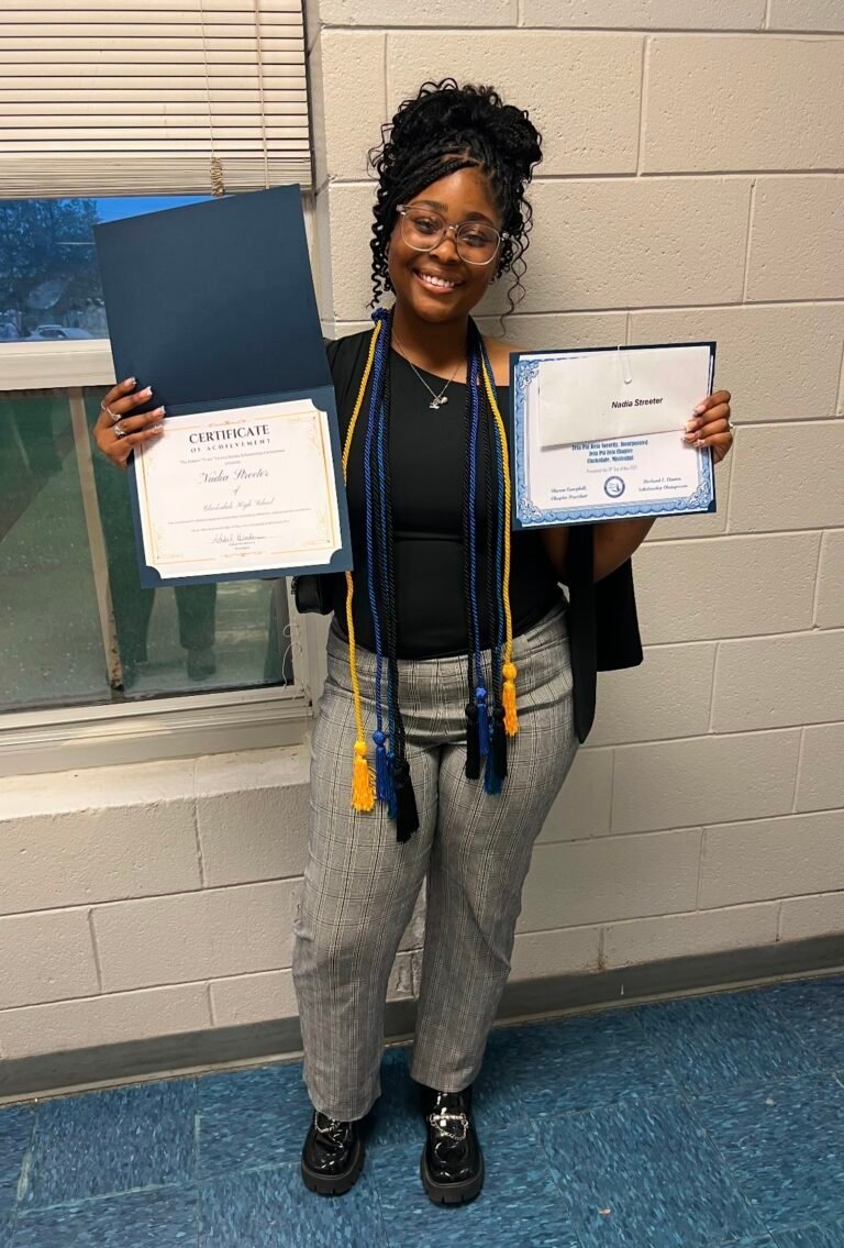 Clarksdale’s Nadia Streeter Honored with Multiple Scholarships and Prestigious Society Membership