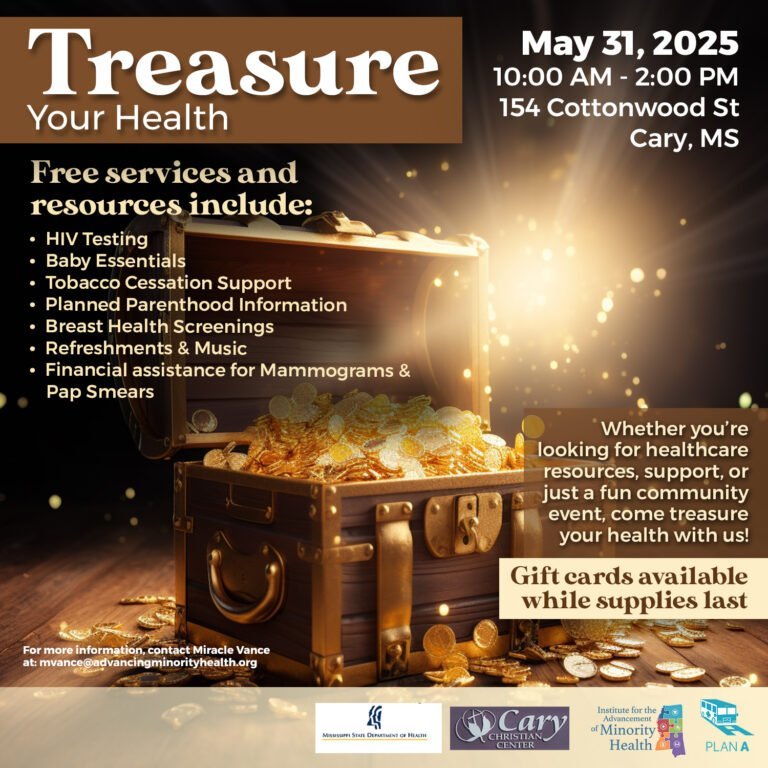 Treasure Your Health Wellness Fair held in Cary, MS