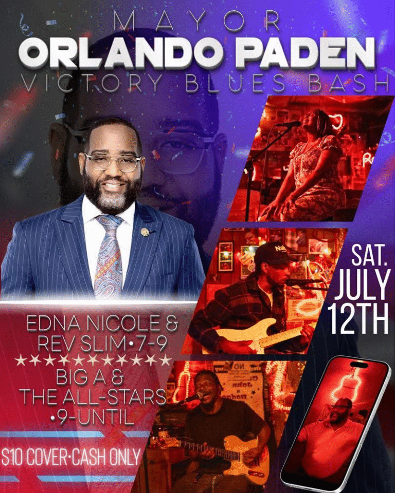 Mayor Orlando Paden to Host Victory Blues Bash on July 12th