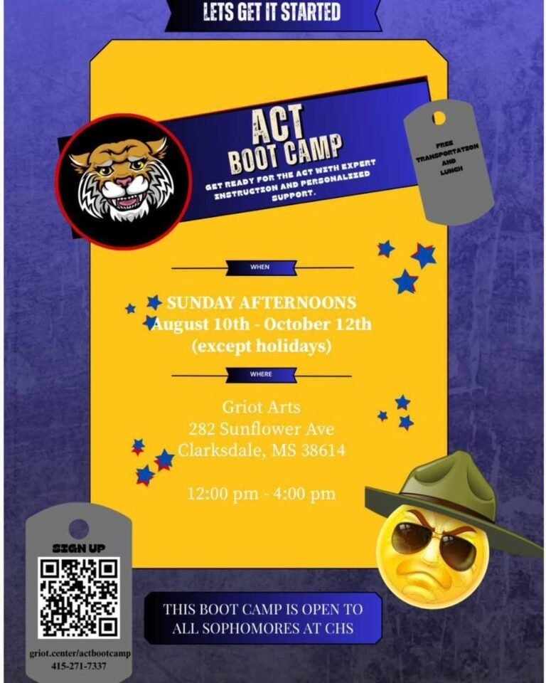 Free ACT Boot Camp 2025 Offers Clarksdale Sophomores a Head Start on Success