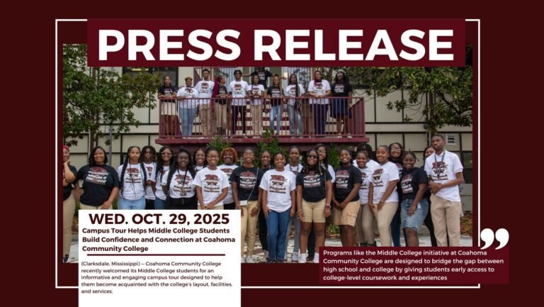 Campus Tour Helps Middle College Students Build Confidence and Connection at Coahoma Community College