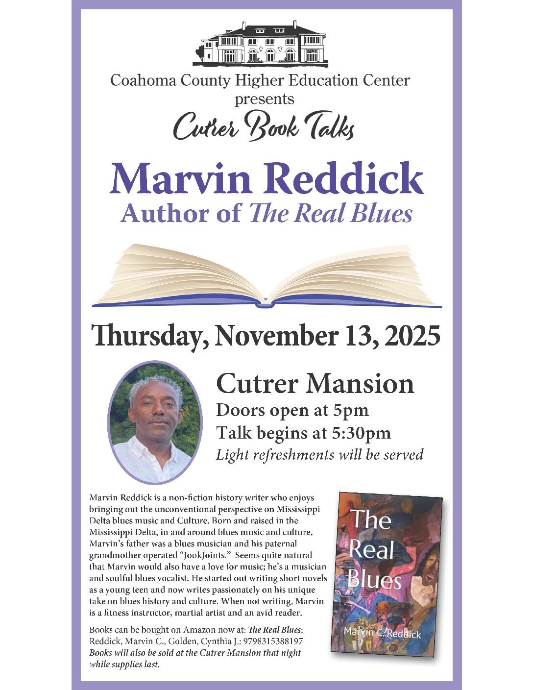 CCHEC_BookTalk_Marvin Reddick