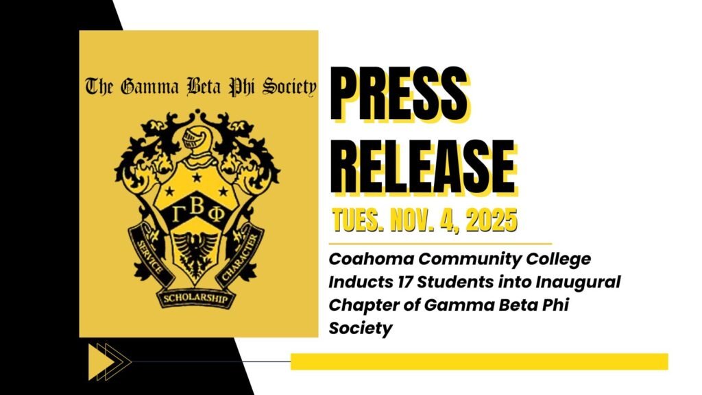 Coahoma Community College Inducts 17 Students into Inaugural Chapter of Gamma Beta Phi Society