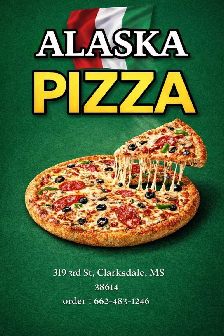 Local Business Spotlight: Alaska Pizza Brings Big Flavor and Bigger Slices to Downtown Clarksdale