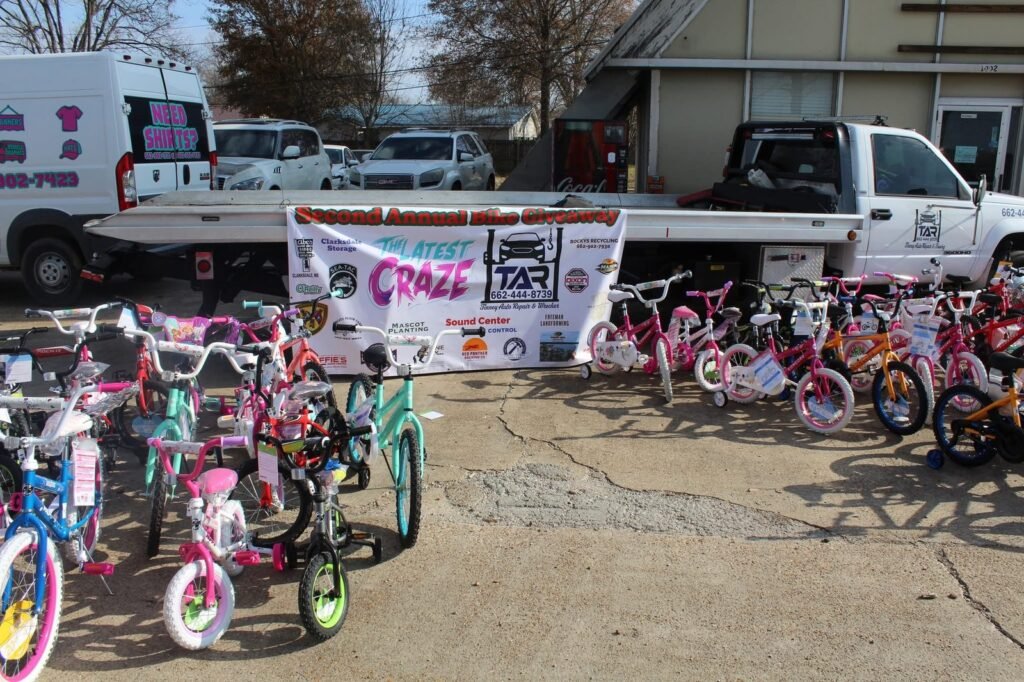 Community Comes Together for 2nd Annual Christmas Bike Giveaway in Clarksdale