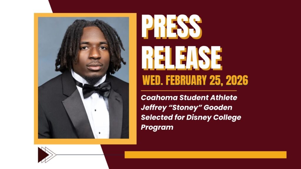 Coahoma Student Athlete Jeffrey “Stoney” Gooden Selected for Disney College Program