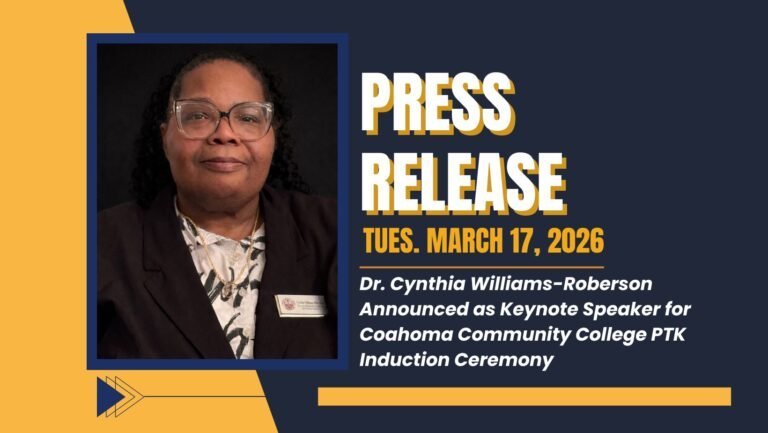 Dr. Cynthia Williams-Roberson Announced as Keynote Speaker for Coahoma Community College PTK Induction Ceremony