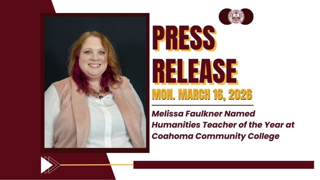 Melissa Faulkner Named Humanities Teacher of the Year at Coahoma Community College