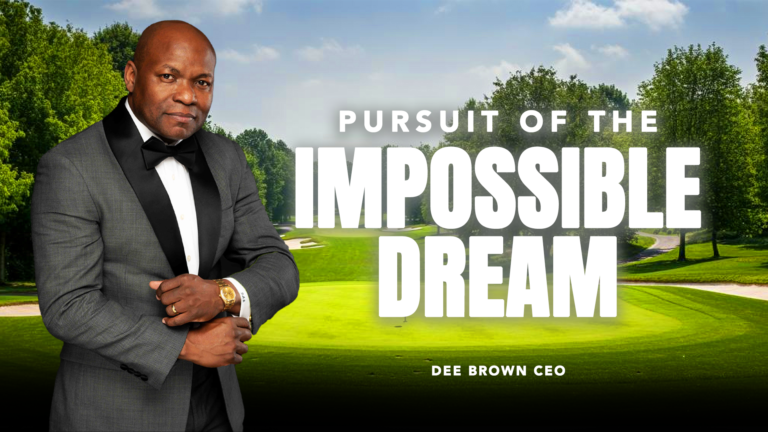 Dee Brown Announces New Motivational Business Memoir, Pursuit of the Impossible Dream
