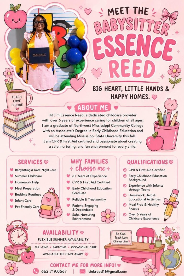 Business Spotlight of the Week: Essence Reed Brings Experience, Education, and Compassion to Childcare