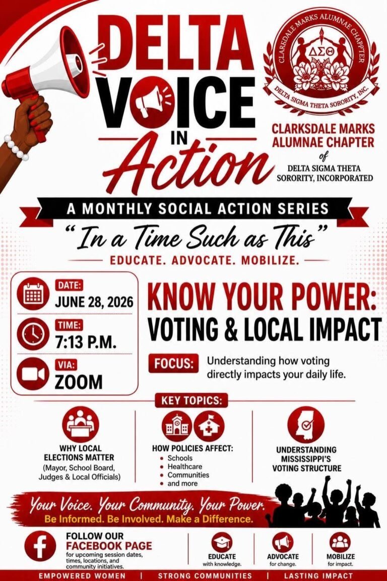Delta Voice in Action Encourages Community to Understand the Power of Local Voting