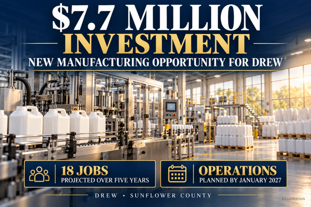 $7.7 Million Manufacturing Investment Brings New Jobs and New Hope to Drew
